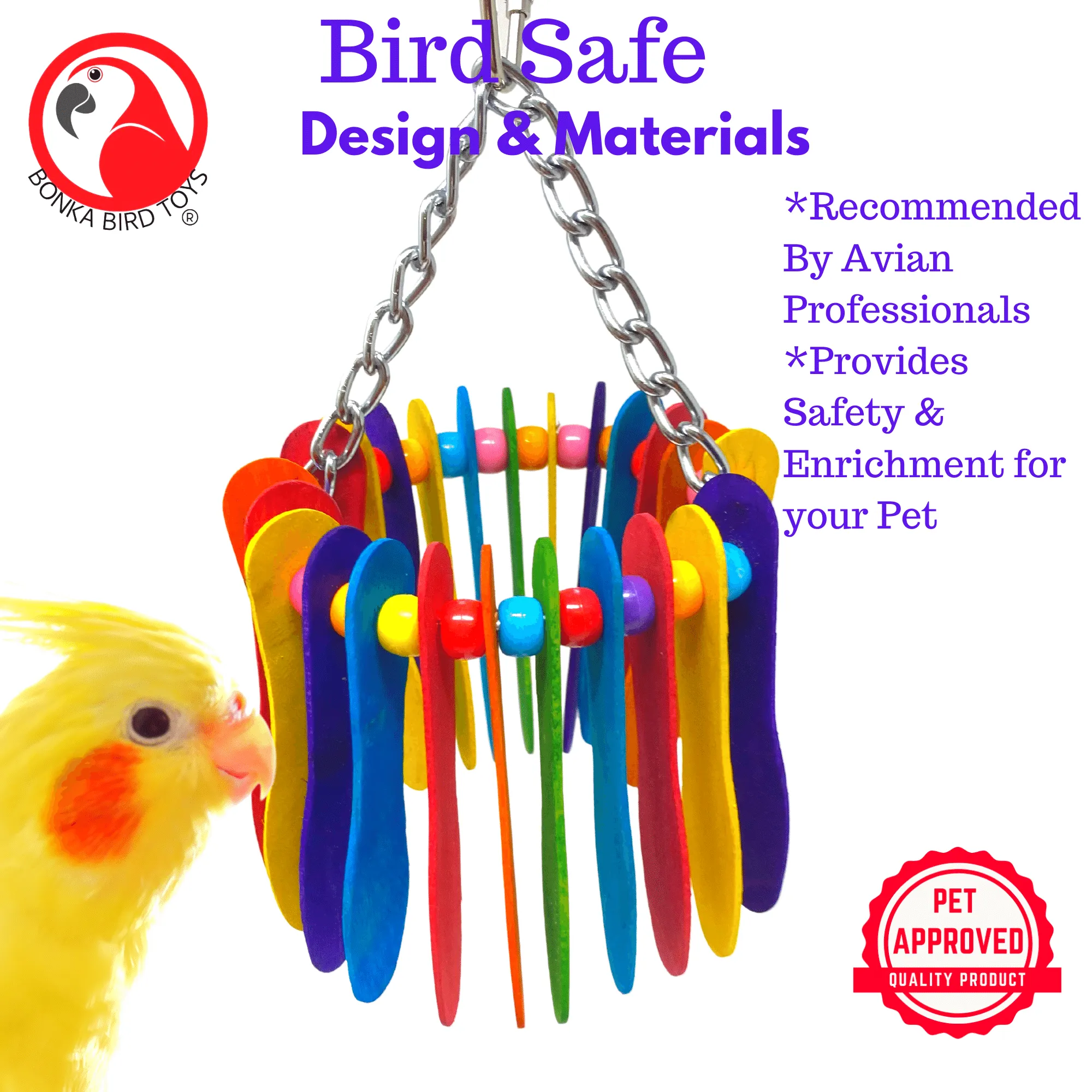 1401 Spoon Circle Small Bird Toy