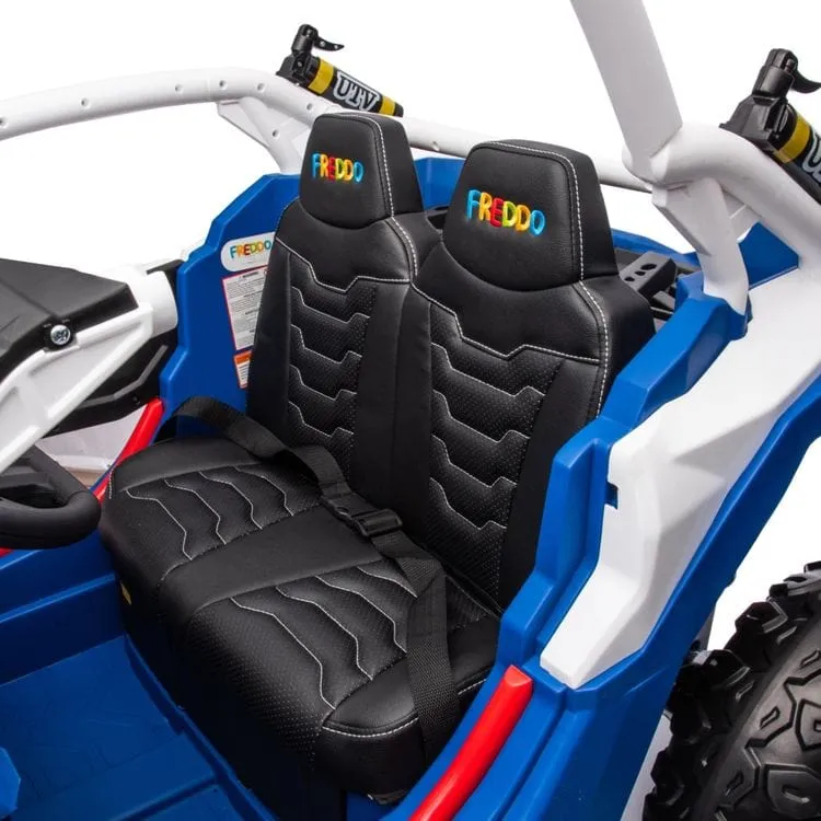 24V Freddo Toys Police UTV 2 Seater Ride On - Blue