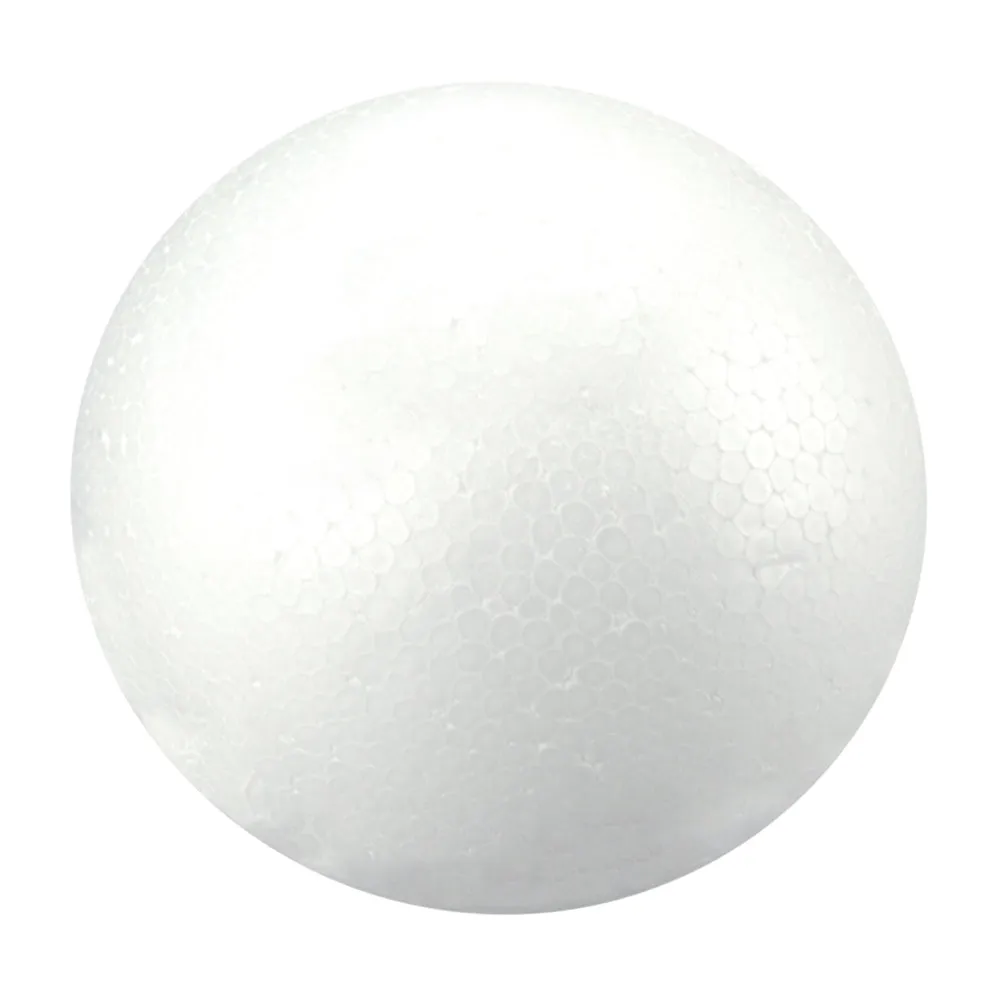 4 Pack Smooth White Craft Foam Balls 5" Round Arts School Projects Decor Wedding