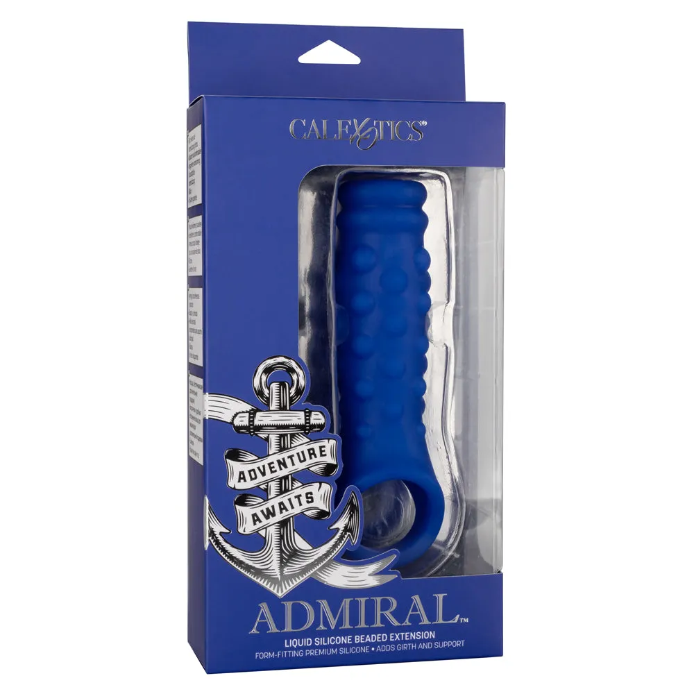 Admiral Liquid Silicone Beaded Penis Extension Sleeve