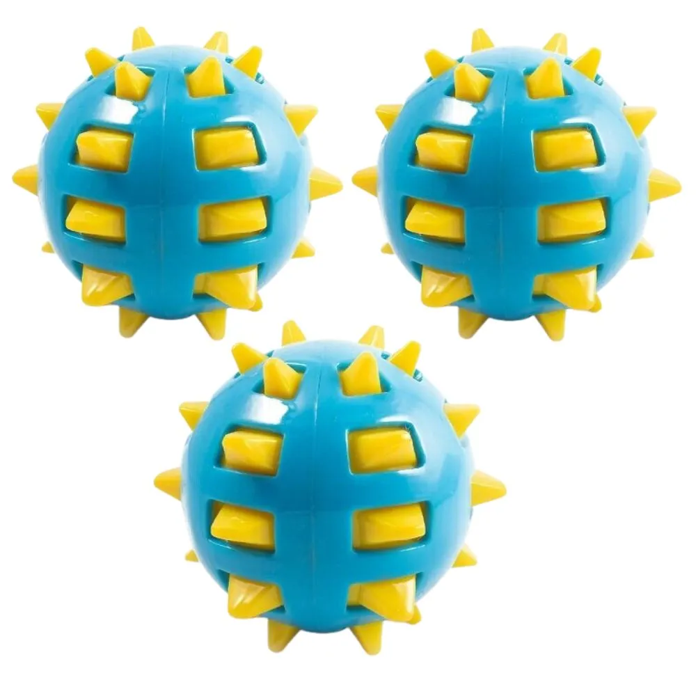 Ancol Atomic Ball Floating Dog Toy x 3