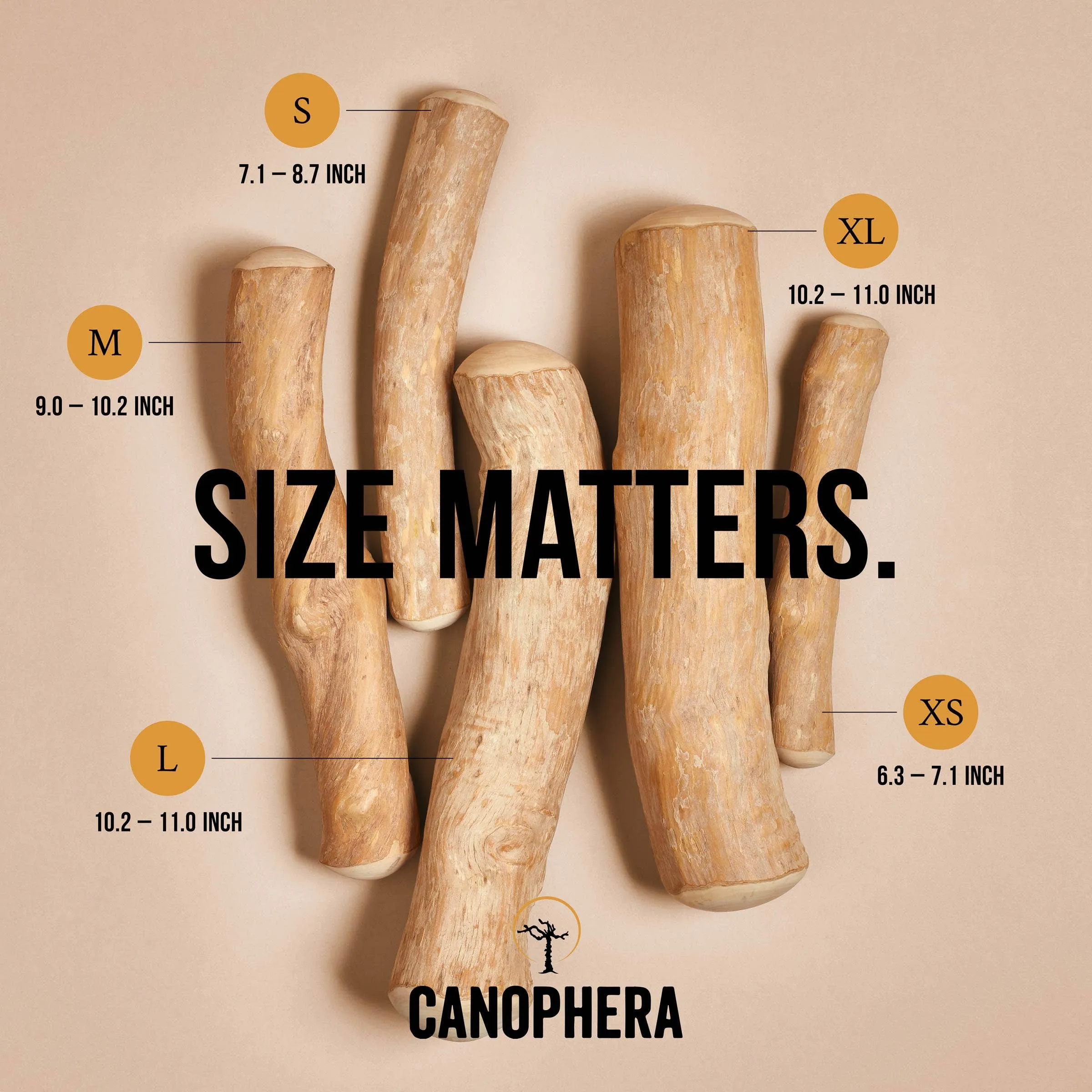 Canophera LLC Stick Coffee Wood Dog Chew