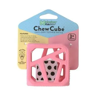 Chew Cube - Pink by Malarkey Kids
