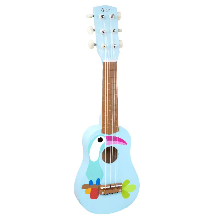 Children's wooden guitar 6 strings