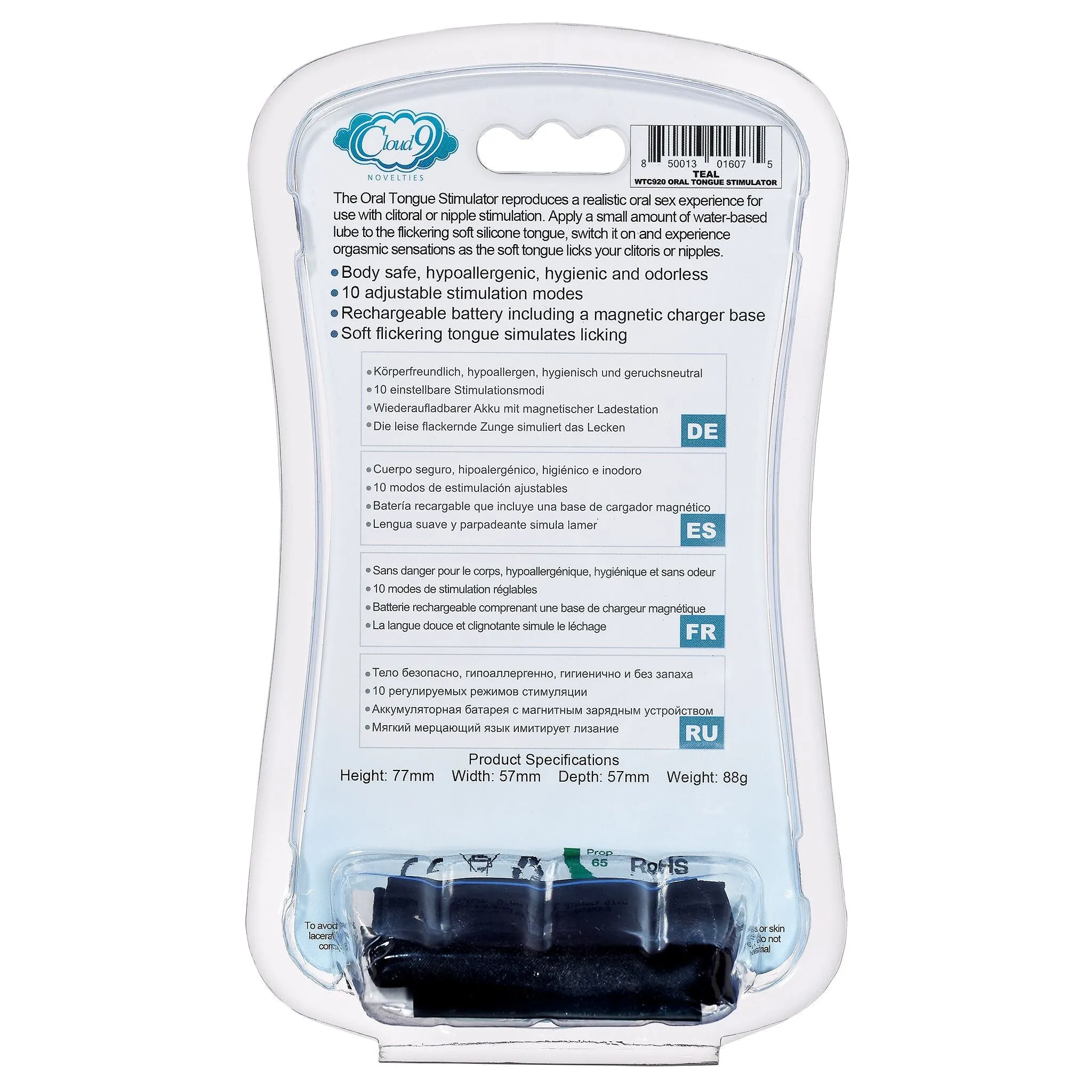 Cloud 9 Health & Wellness Flutter Oral Tongue Stimulator