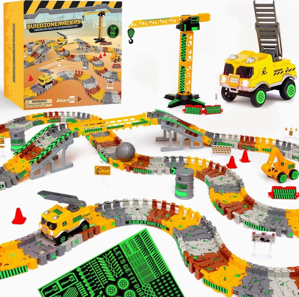 Construction Toy Tack Car Set