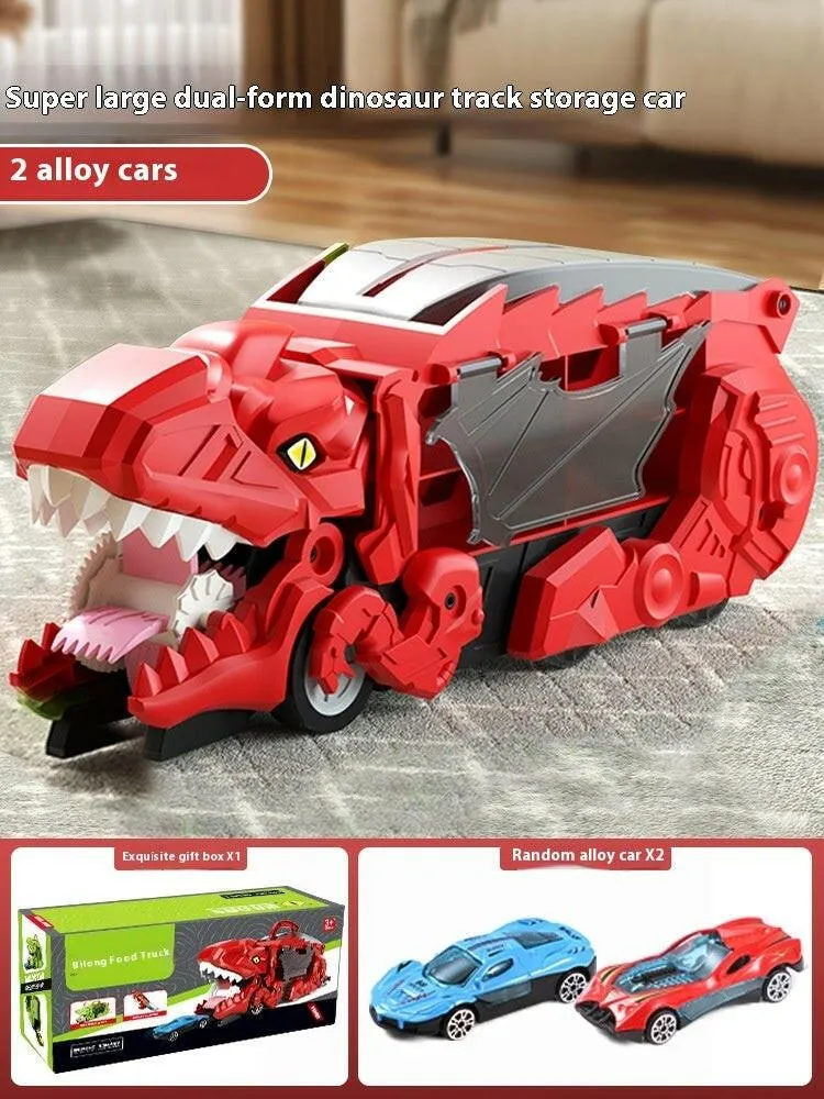 Dino Devourer: Tyrannosaurus Car Attack & Transformation Playset