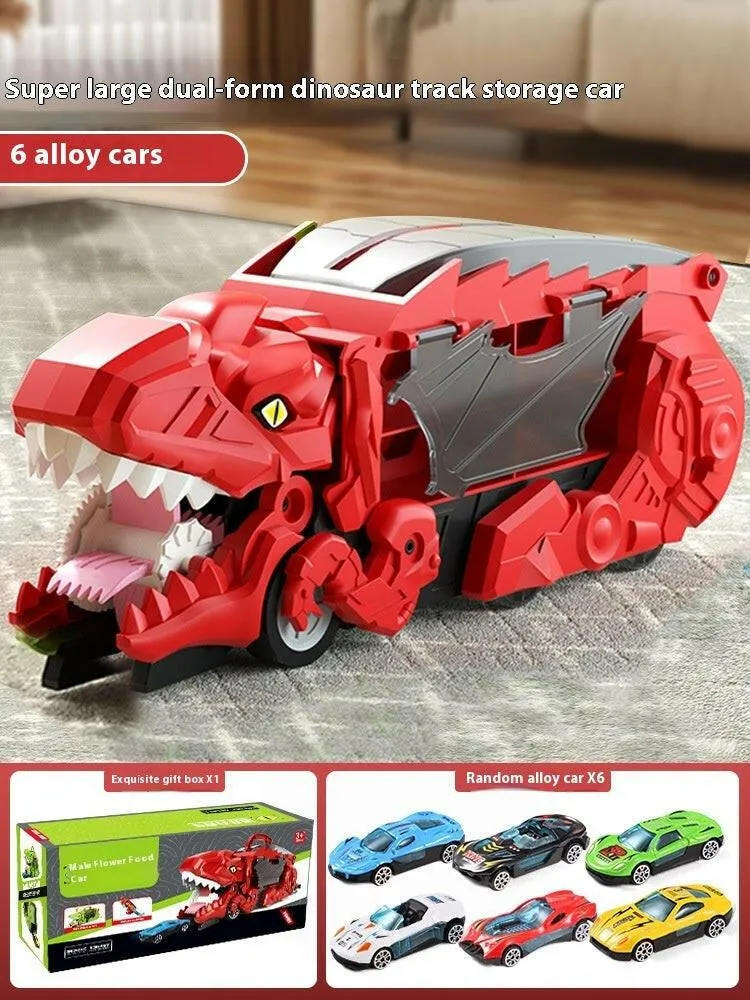 Dino Devourer: Tyrannosaurus Car Attack & Transformation Playset