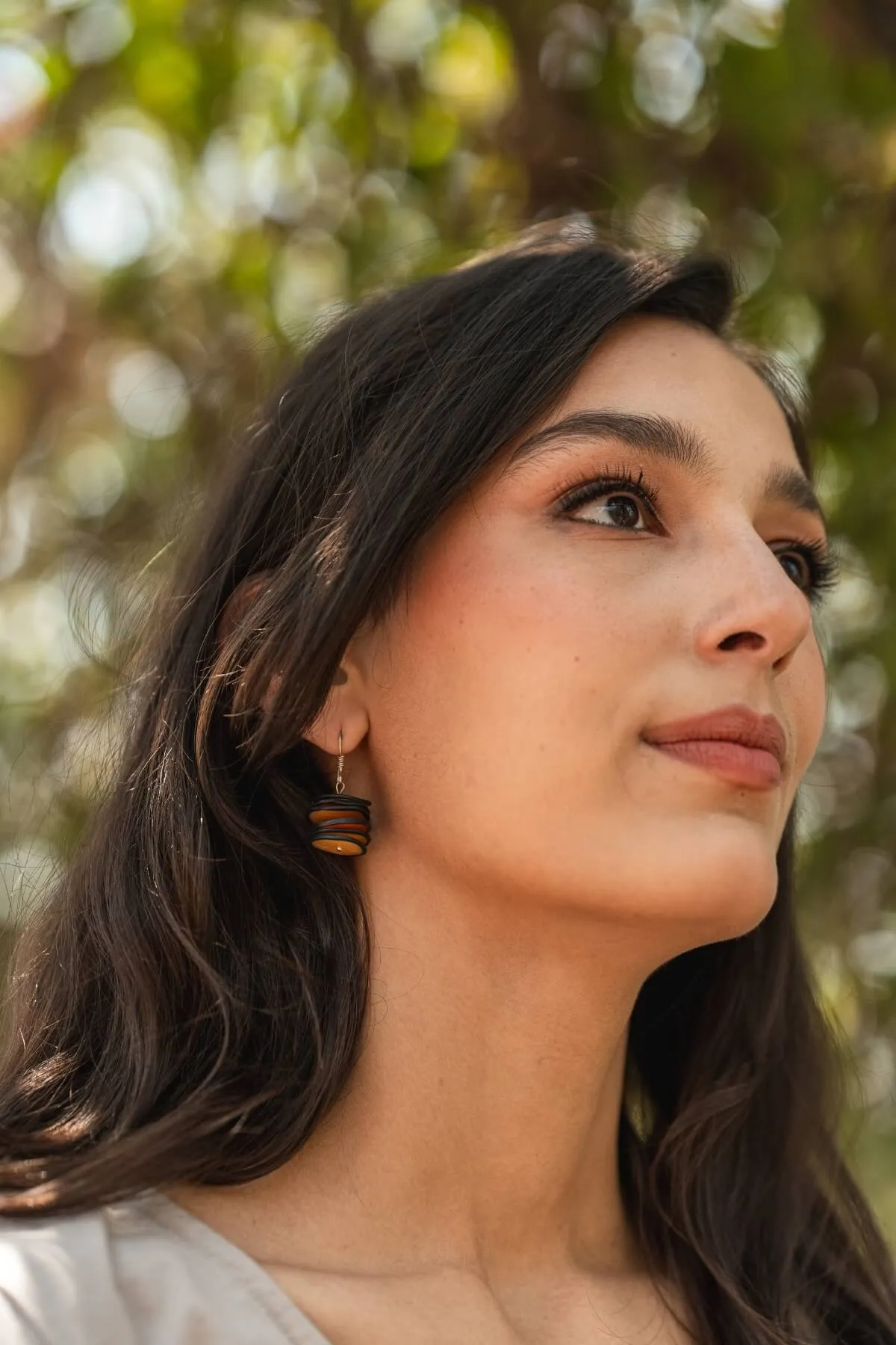 Disc Earrings - Spice