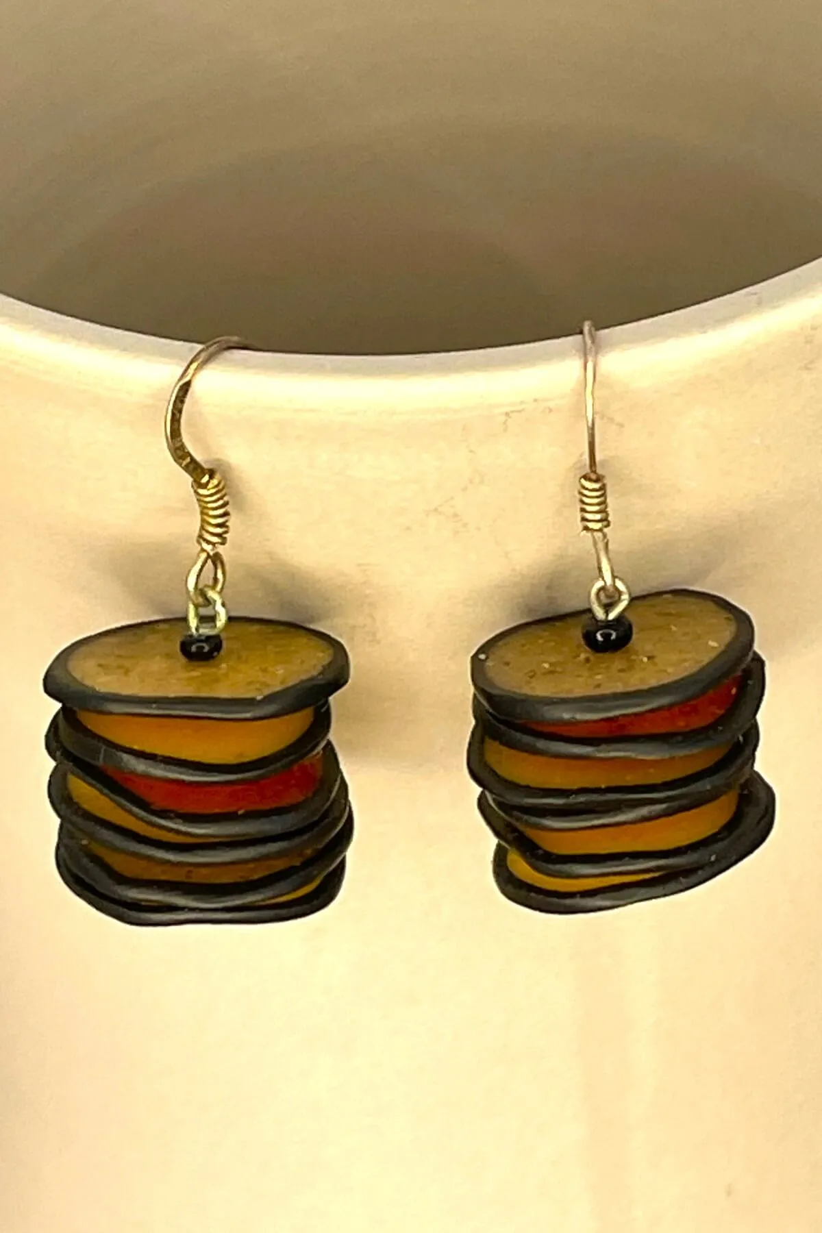 Disc Earrings - Spice