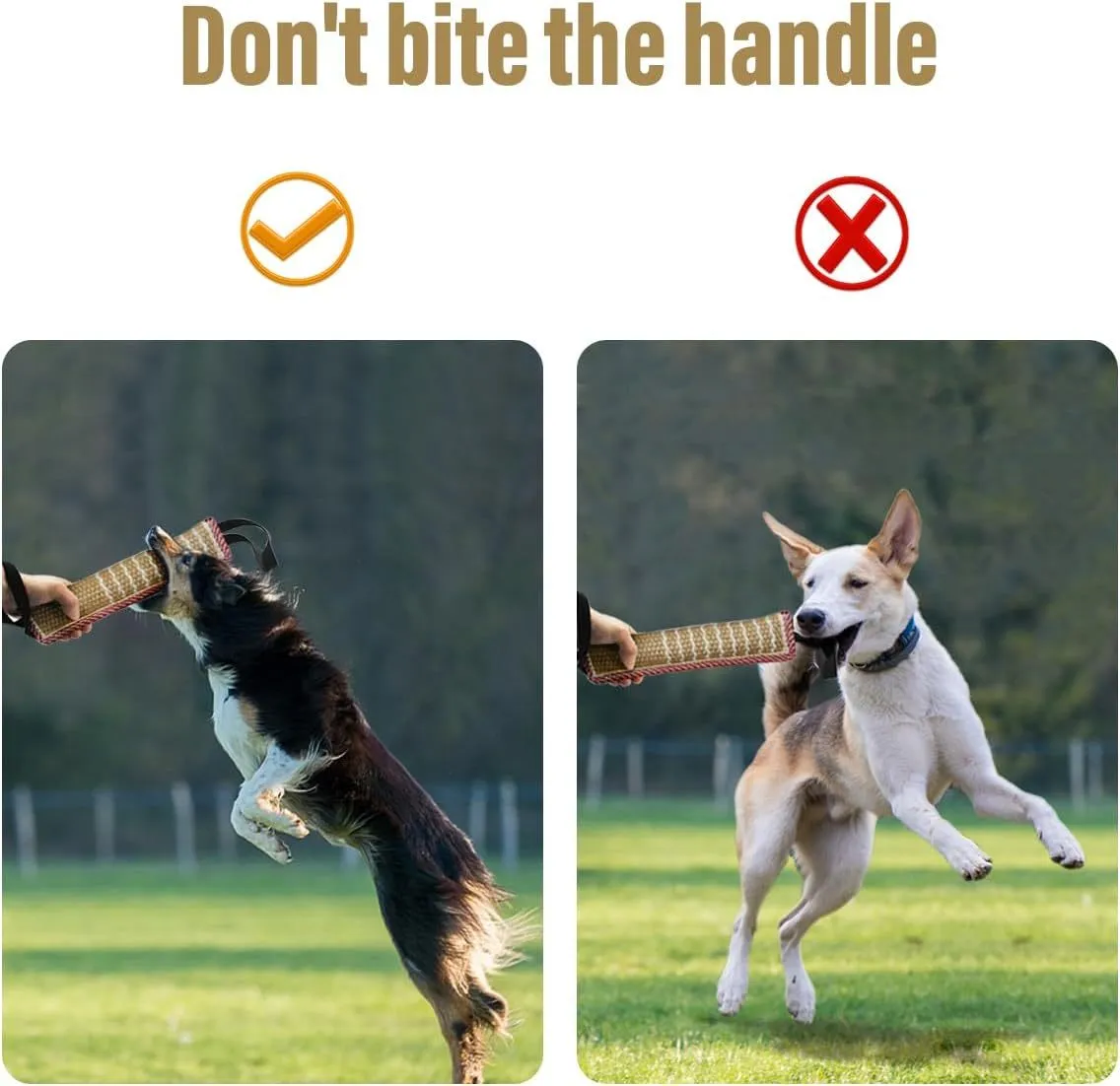 Dog Tug Toy Dog Training Bite Pillow Jute Bite Toy Best For Tug Of War  Puppy Training Interactive Play  Interactive Toys For Small And Medium Dogs