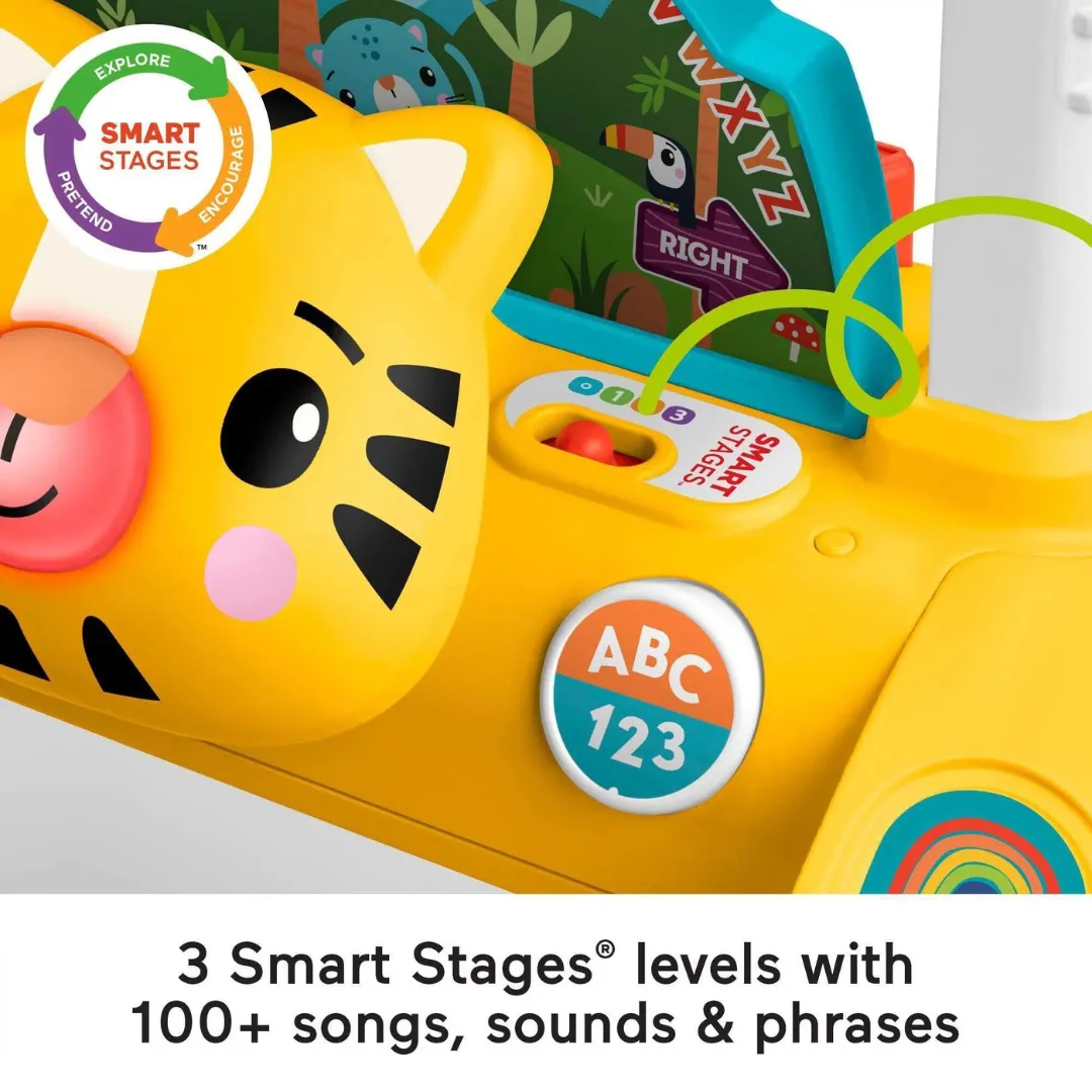 Fisher-Price 2-Sided Steady Speed Tiger Walker (6m )