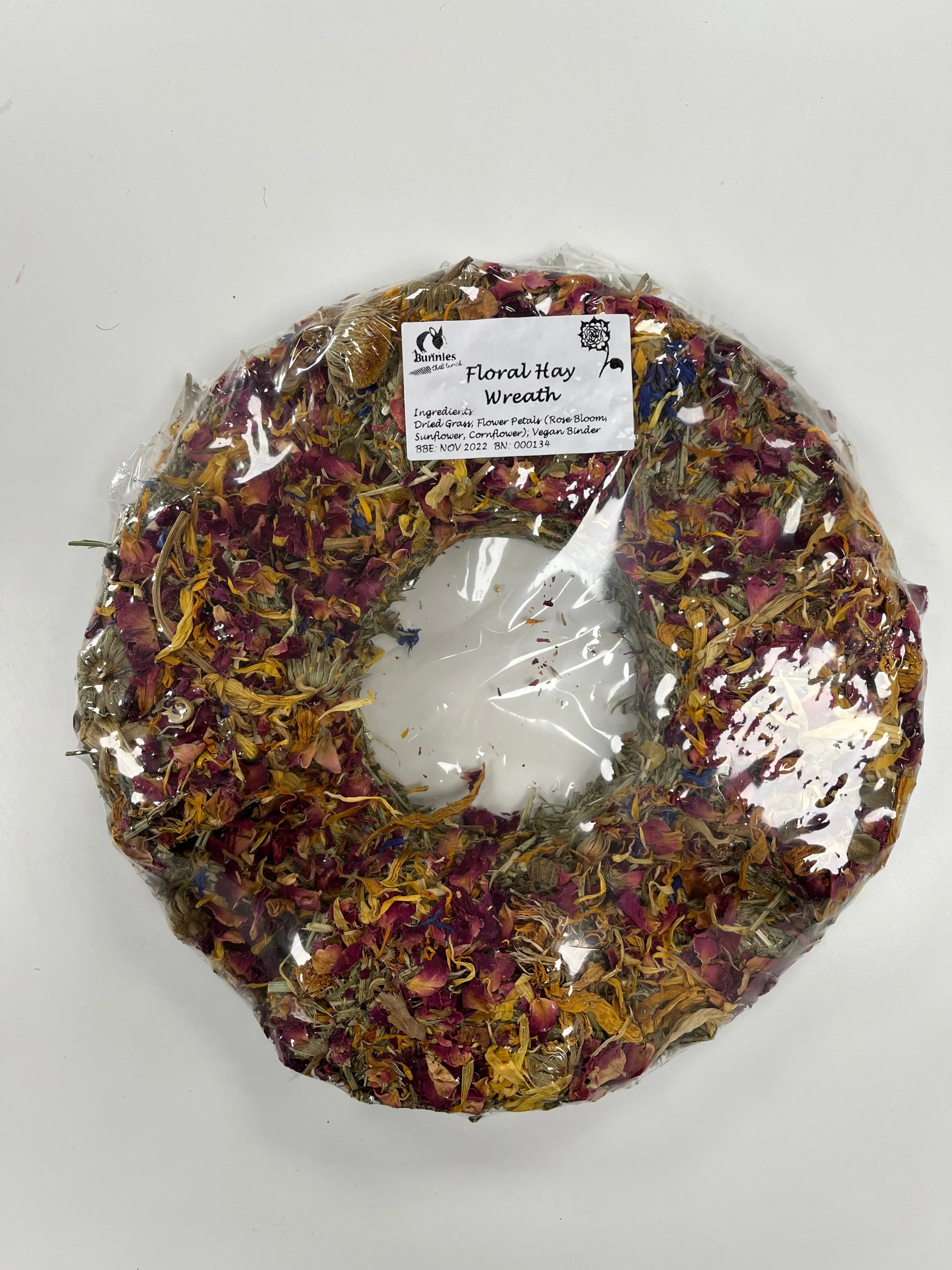 Floral Hay Wreath