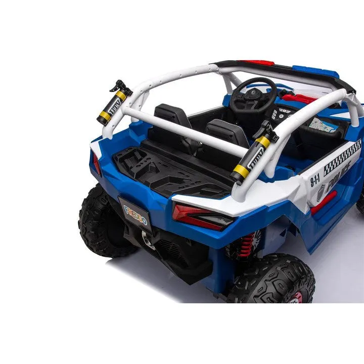Freddo Toys 24V Storm Police UTV 2-Seater for Kids