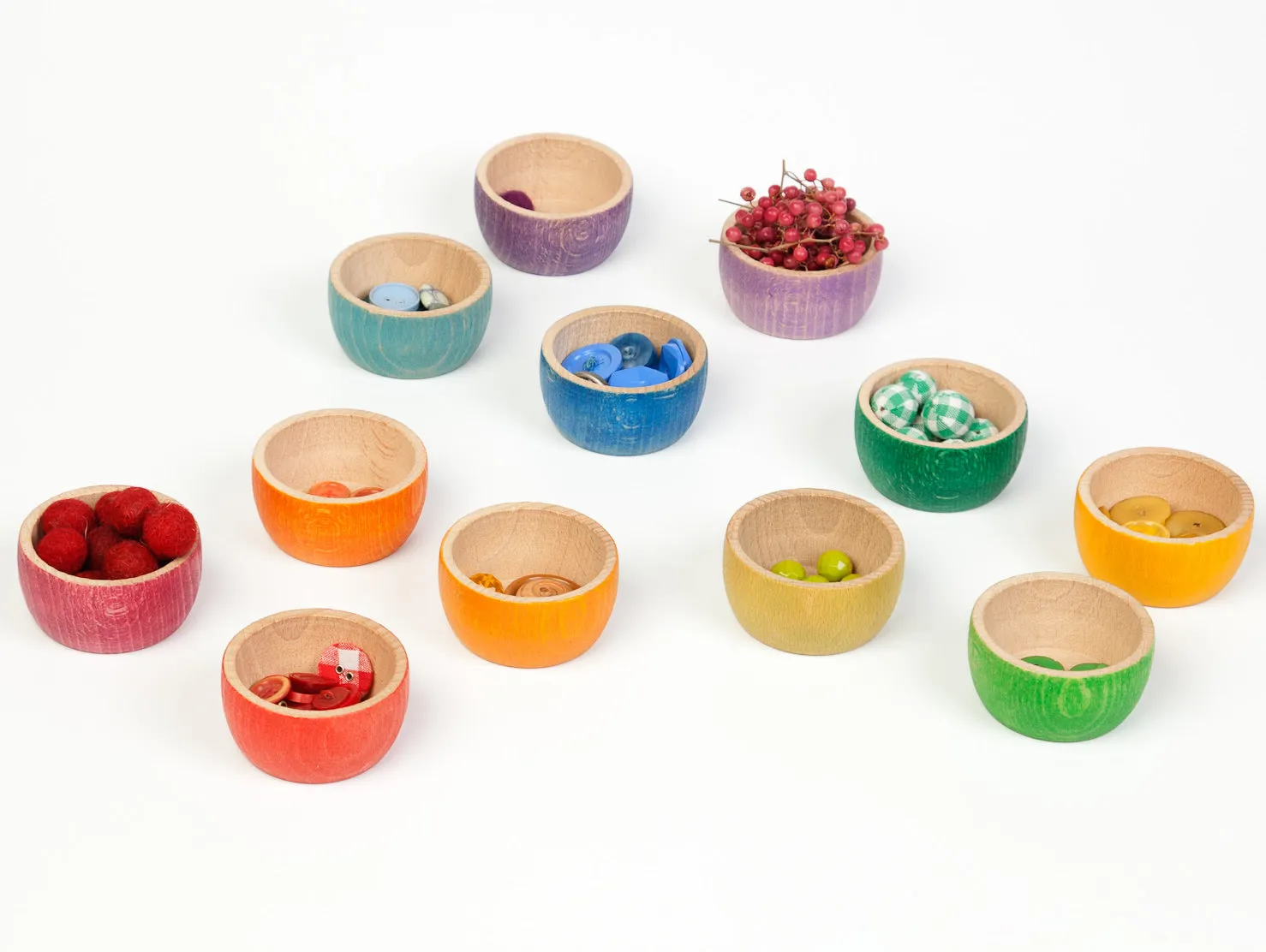 Grapat 12 Rainbow Bowls