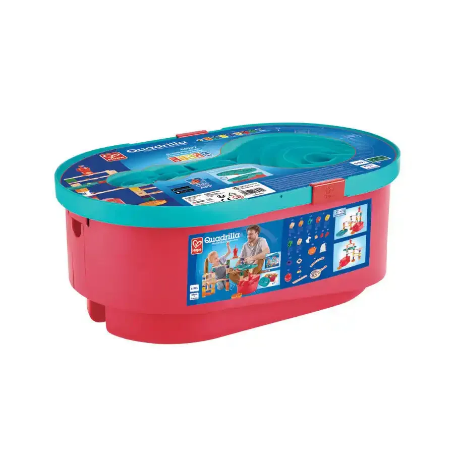 Hape Quadrilla Stack Track Bucket Set