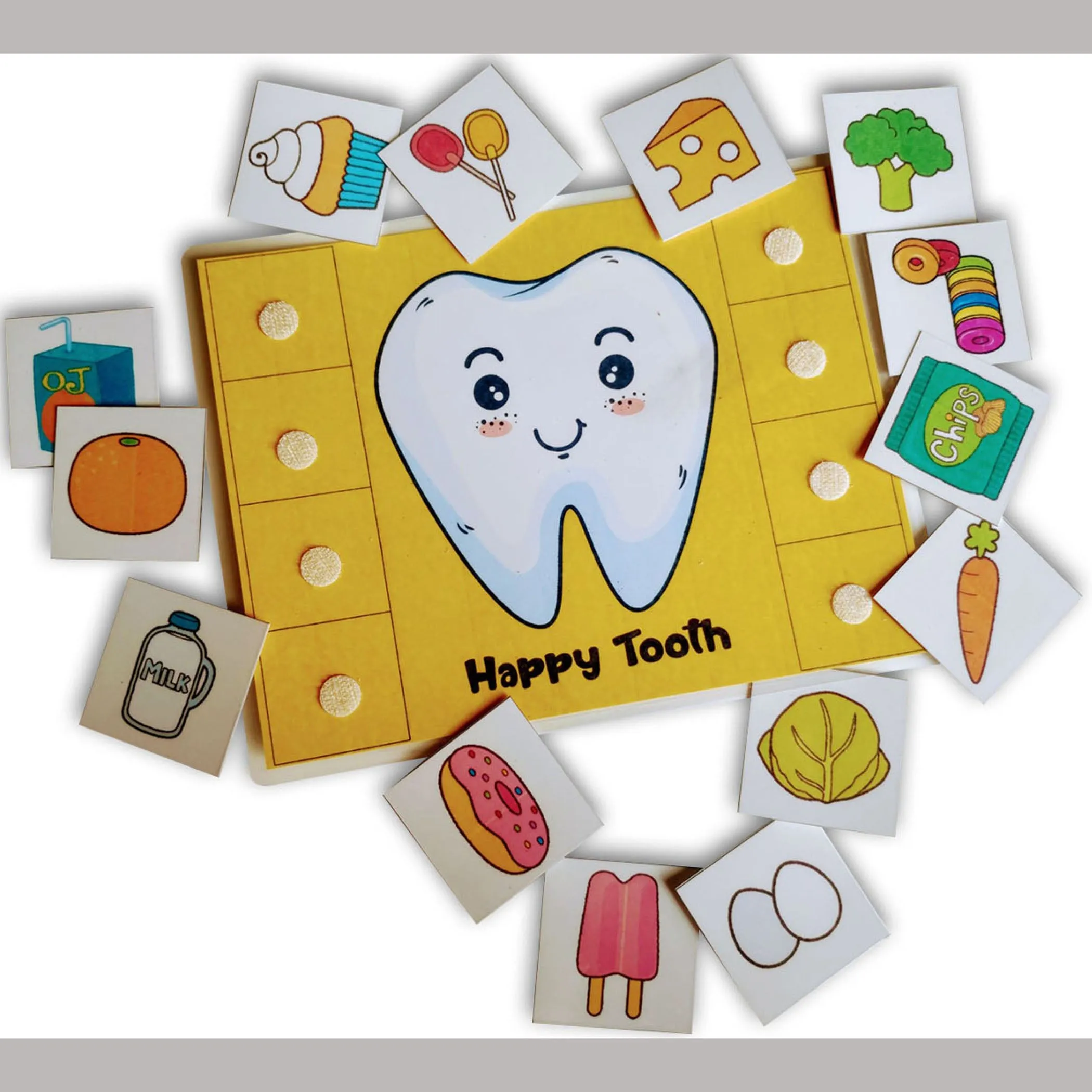 Happy Tooth Sad Tooth Sorting Activity