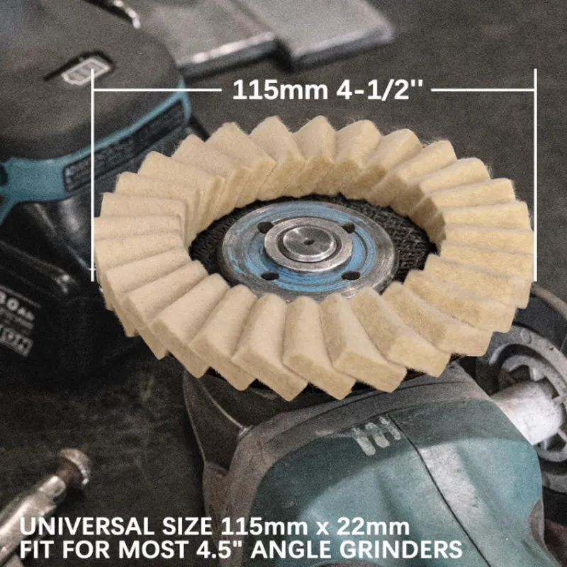 Hot Sale 50% OFFWool Felt Flap Discs Polishing Wheel