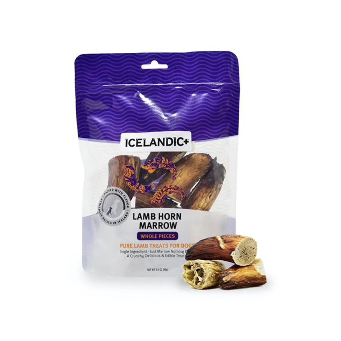 Icelandic  Lamb Horn Marrow Dog Treats