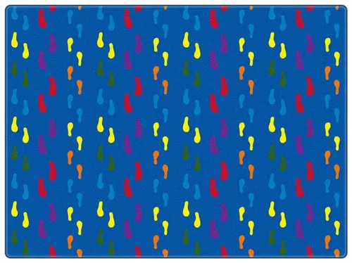 Kids Carpets-Footprints Kids Activity Rug