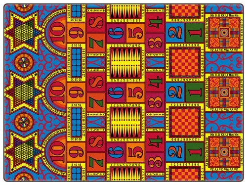 Kids Carpets-Games That Teach Kids Activity Rug