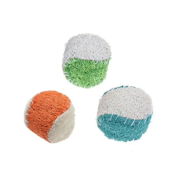 Loofah Ball Dental Toy - Small