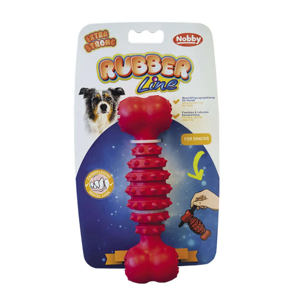 Nobby Rubber Bone Chew Dog Toys