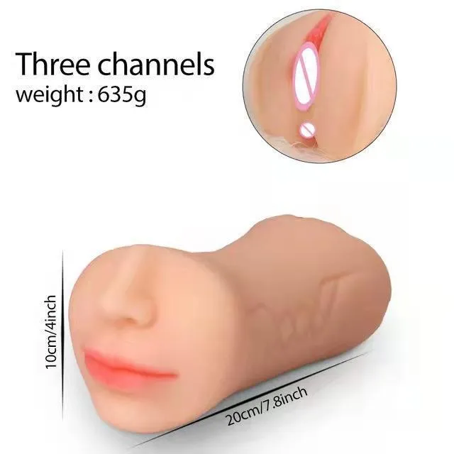 Oral Sex Pocket Pussy Masturbation Cup - Realistic Mouth Penis Masturbator Male Sex Toy