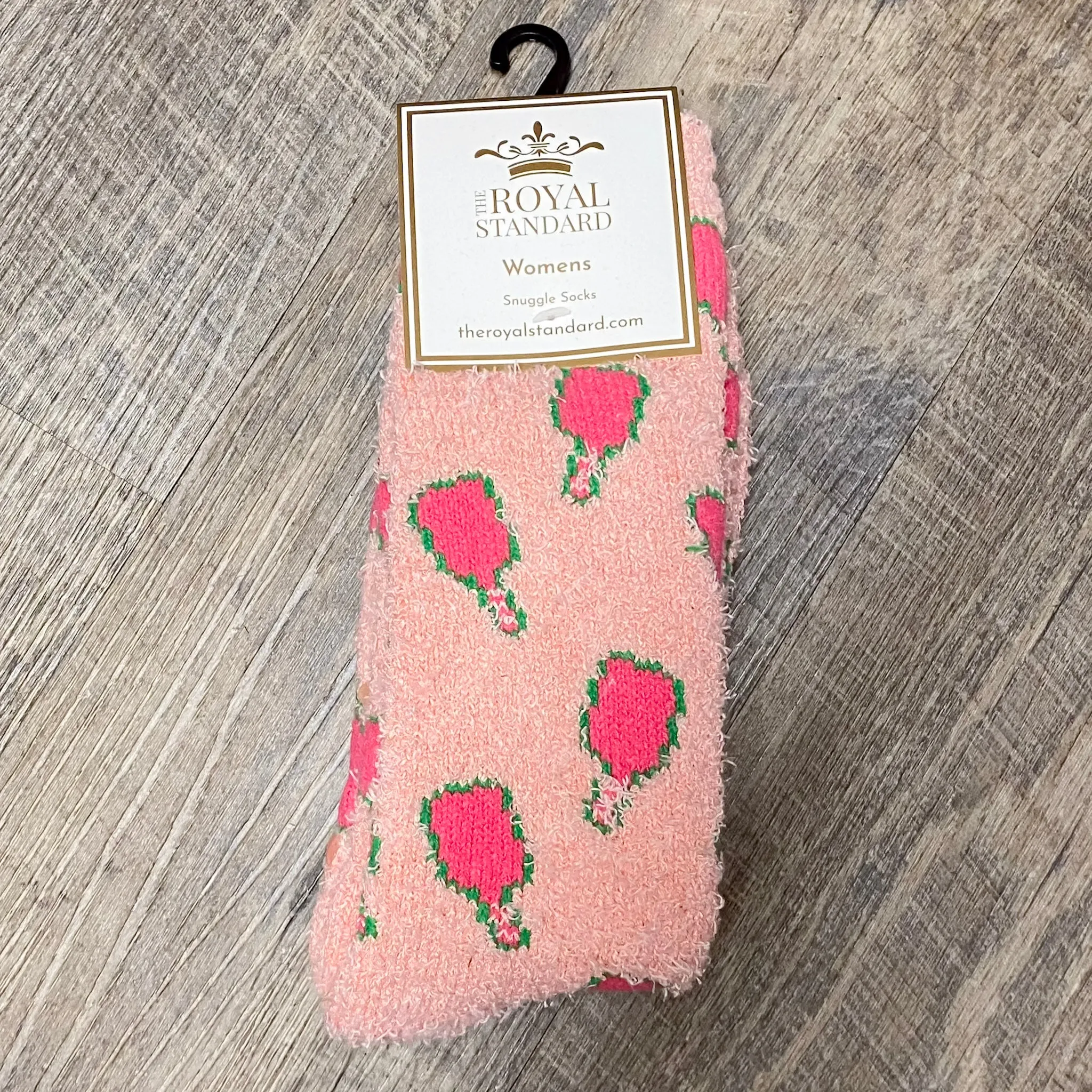 Pickleball Snuggle Ladies Socks
