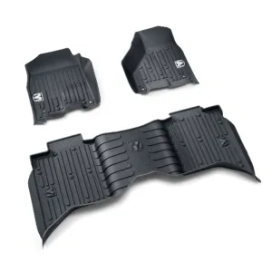 RAM 1500 DS / 2500 Rubber Floor Mats (Crew Cab)