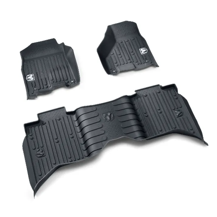 RAM 1500 DS / 2500 Rubber Floor Mats (Crew Cab)