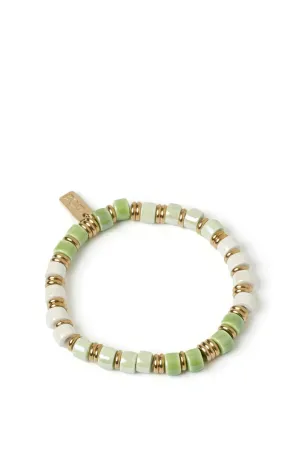 Skylar Bracelet Ceramic and Gold Mint