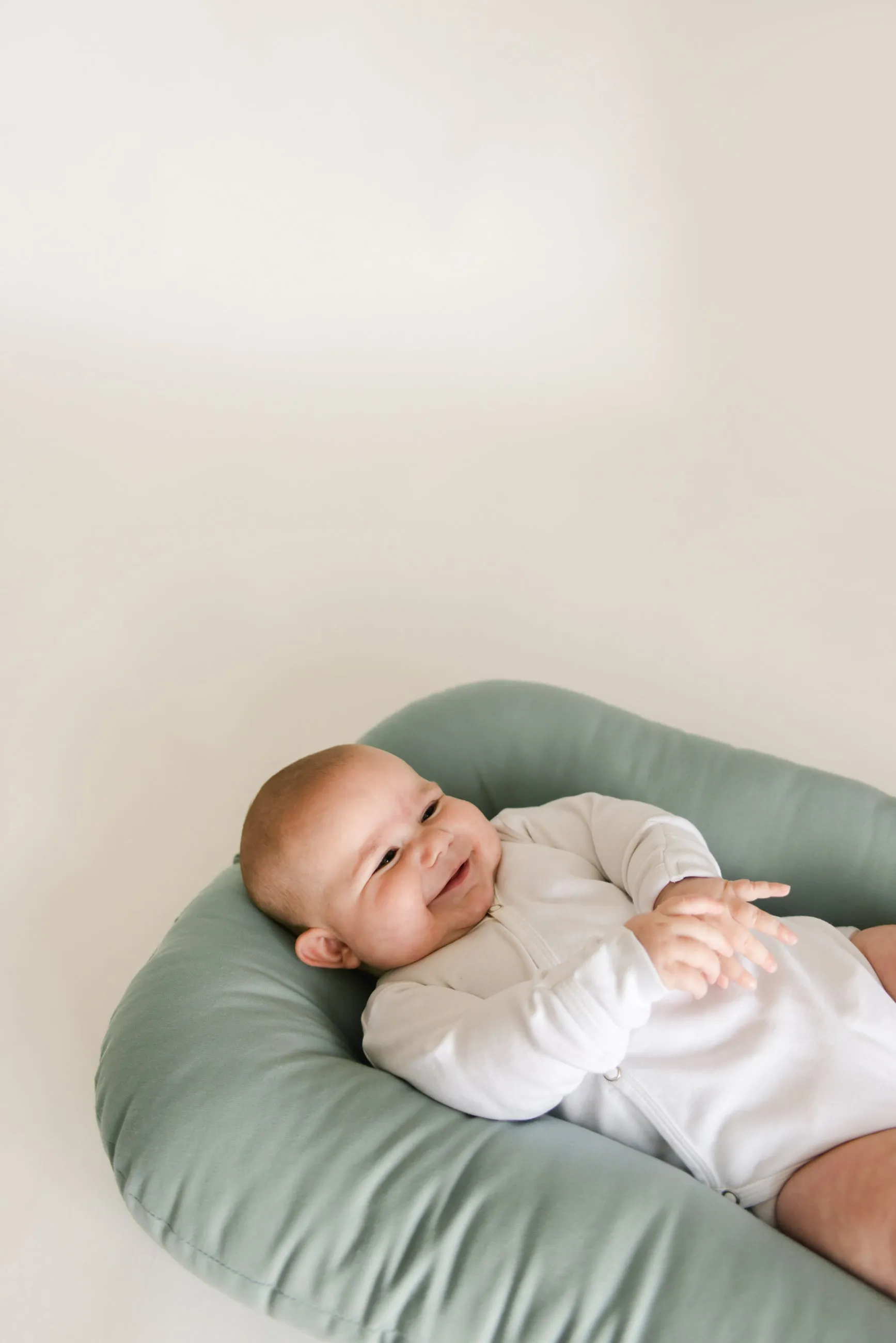 Snuggle Me Organic | Bare Lounger | Slate