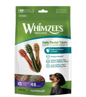 Whimzees Natural Toothbrush Dental Dog Chews